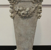 Vintage Architectural Cement Pedestal for Garden